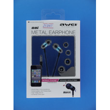 Наушники AWEI METAL EARPHONE Q8i вакуум