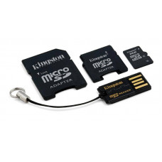 Карта памяти SD-Micro 2 Gb Kingston Multi-Kit ( MiniSD, SD, USB)