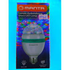 Лампа цветная Е27 вращающаяся LED 3W AC85-260V LED 887