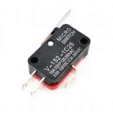 Кнопоч. выкл. МИКРО 15A V-152-1C25  3pin, пластина 25мм