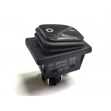 Перек. сет. 28мм ON-OFF 4pin 30А IP67 (резин.) (Чёрный)